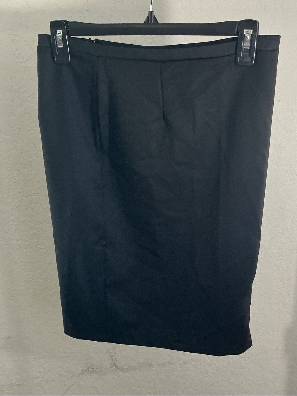 🖤 Must Have Black High Waist Side Zip Pencil Skirt Size Small Workwear 🖤